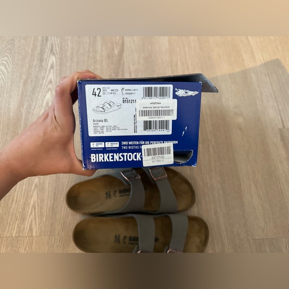 NWT Birkenstock Arizona Birkibuk Color Stone - Picture 6 of 6